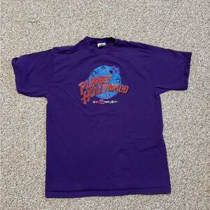 Vintage Made in the U.S.A. Planet Hollywood Graphic T-shirt Walt Disney World XL